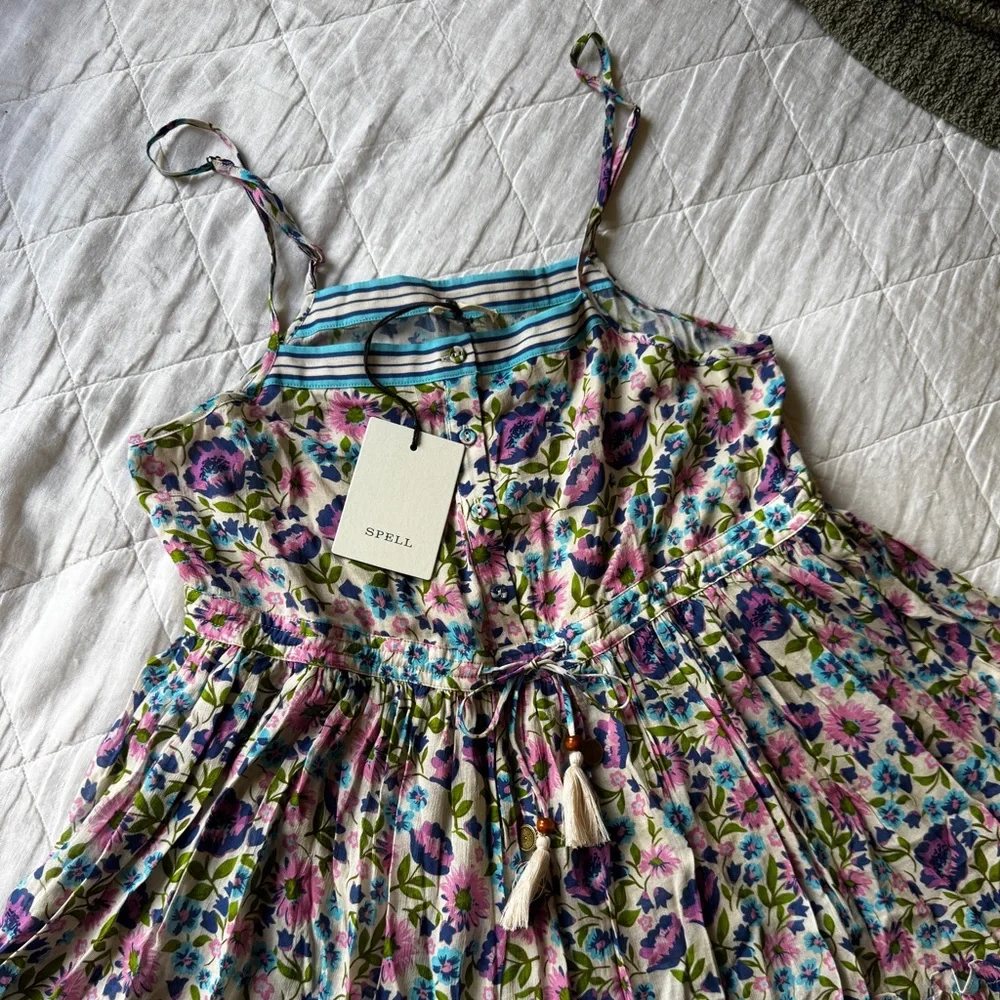 Spell Impala Lily Sundress Iris NWT - Picture 3 of 8